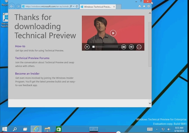How To Install Windows 10 Technical Preview